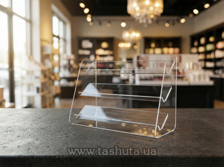 Подставка под лаки на 3 полки 315х210х133 мм