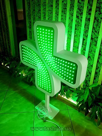 Krzyż apteczny LED „TAJLANDIA” 800x800 mm