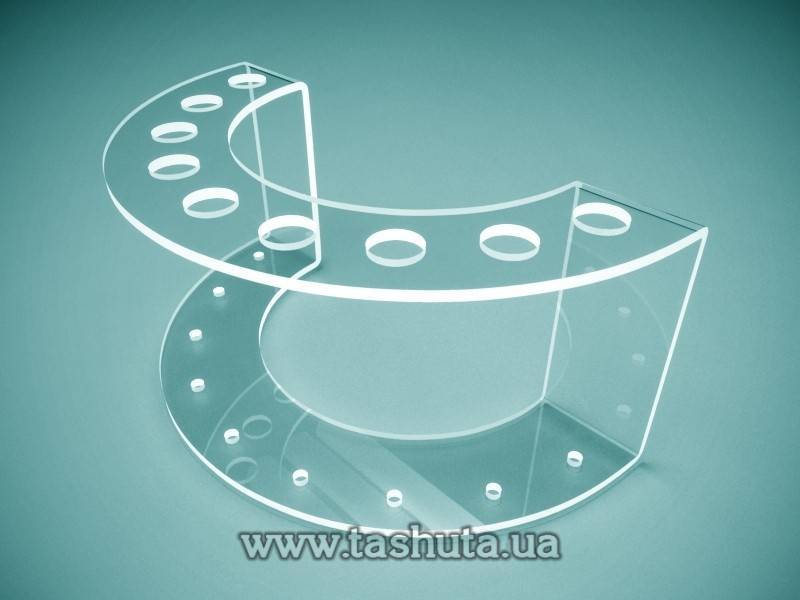 Clear Pen Holder for 9 pcs, 160x60x85mm