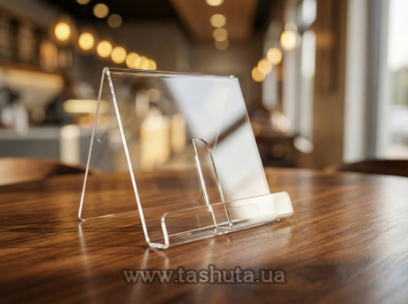 Подставка акриловая для буклетов на 2 ячейки А4 (210х297)