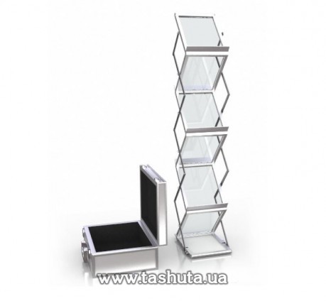Stojak na ulotki LD9, 280x1530x410 mm