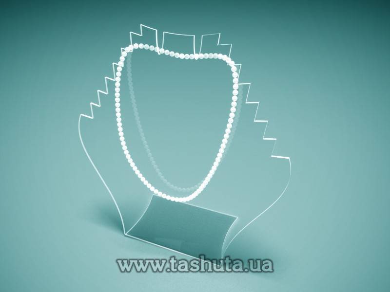 "Neck" Jewellery Display for 8 Pendants 300x280mm