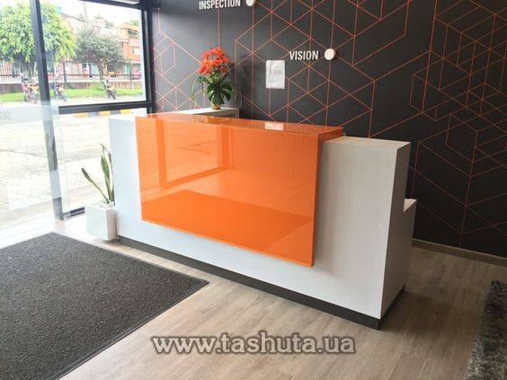 Modular Front Desk, Registration Desk, 120x110x74cm