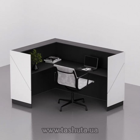 Lada recepcyjna „Modern” narożna, 200x110x150 cm