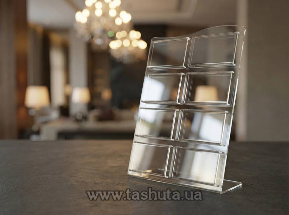 Plastic Card Holder 86x54mm x 8pcs