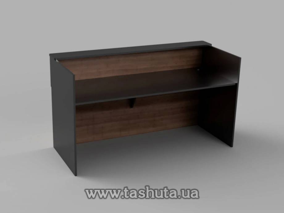 "Miami" Reception Desk, Illuminated Office Desk, 120x110x75cm