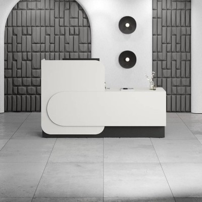 "Scandi" Office Reception Desk, 180x120x62cm