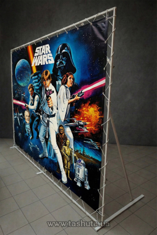 Пресс-волл (конструкция для баннера) 2,2х2,5 м, стальной каркас