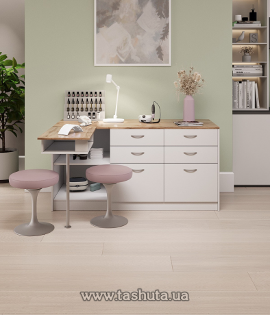 Стол маникюрный, 150х120х75х60 cм