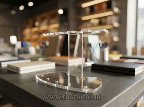 Пластиковая подставка дя ручек на 5 шт, 105х70х65 мм