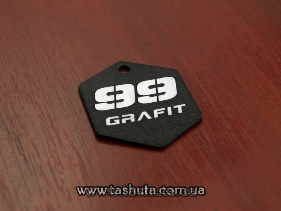 Shaped Locker Number Tag 70x70mm, Single-Sided
