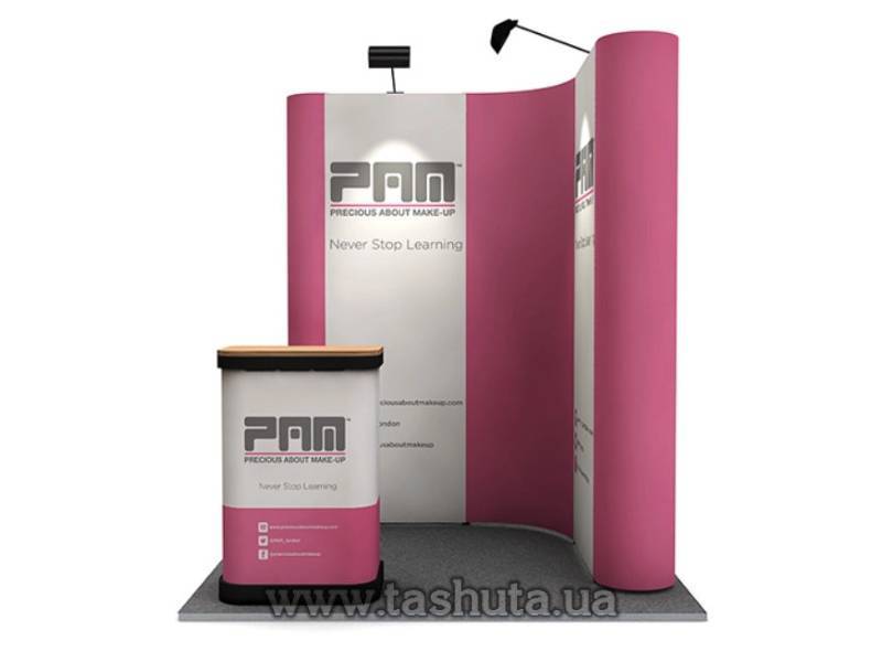 Corner Pop-Up Stand 3x3(2.3x2.9m) + 3x3 (2.3x2.9m)