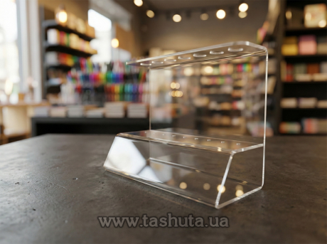 Подставка для ручек из оргстекла на 9 шт, 160х130х70 мм