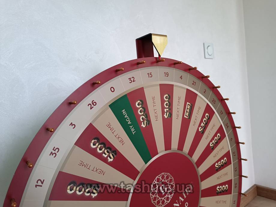 Wheel of Fortune on Low Stand, Wheel Diameter 800mm