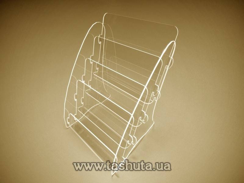 Tabletop Literature Holder, A5 Format, 4 Compartments