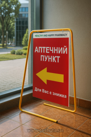 Штендер &quot;СКРЕПКА&quot;, формат 600х900мм