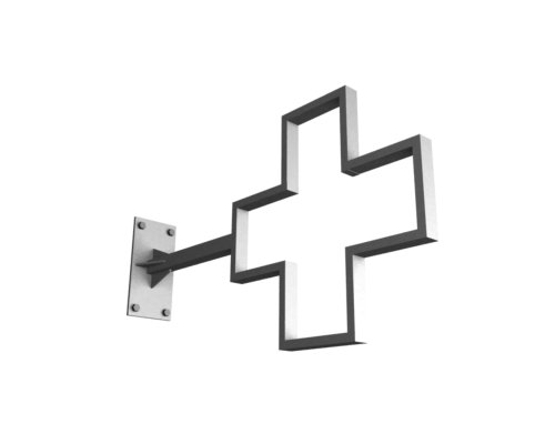 Надійний сталевий каркас аптечного хреста
