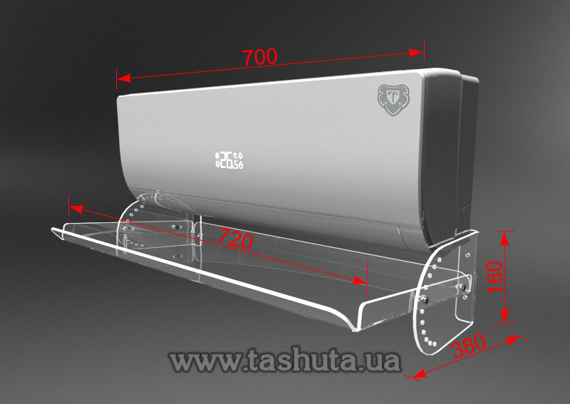 размеры дефлектора для кондиционера