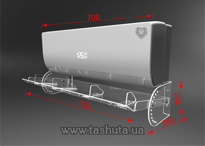 размеры дефлектора для кондиционера